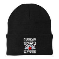 My Bowling Technique Is Top Secrets Funny Bowler Bowling Beanie
