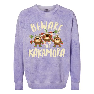 Moana Beware The Kakamora Colorblast Crewneck Sweatshirt