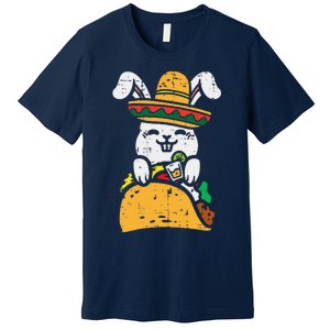 Mexican Bunny Taco Animal Party Fiesta Cinco De Mayo Premium T-Shirt