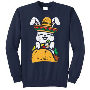 Mexican Bunny Taco Animal Party Fiesta Cinco De Mayo Tall Sweatshirt