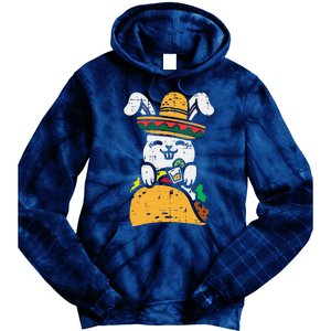 Mexican Bunny Taco Animal Party Fiesta Cinco De Mayo Tie Dye Hoodie