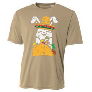 Mexican Bunny Taco Animal Party Fiesta Cinco De Mayo Cooling Performance Crew T-Shirt