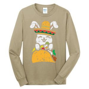 Mexican Bunny Taco Animal Party Fiesta Cinco De Mayo Tall Long Sleeve T-Shirt