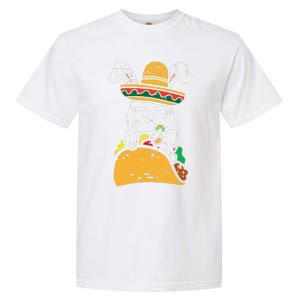 Mexican Bunny Taco Animal Party Fiesta Cinco De Mayo Garment-Dyed Heavyweight T-Shirt