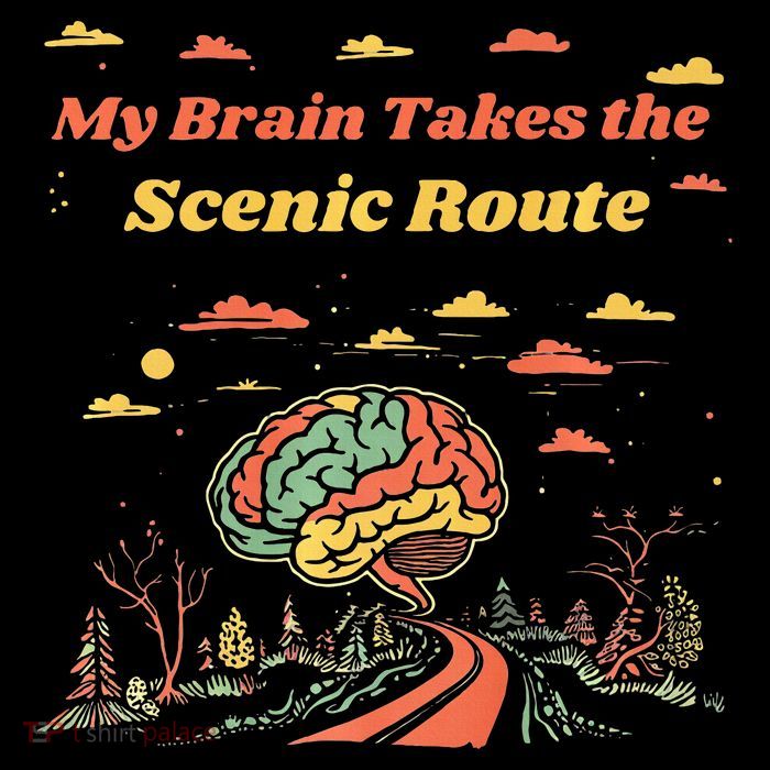My Brain Takes The Scenic Route Tank Top