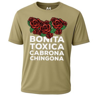 Mexicana Bonita Toxica Viva La Bonita Toxica Pero Chingona Cooling Performance Crew T-Shirt
