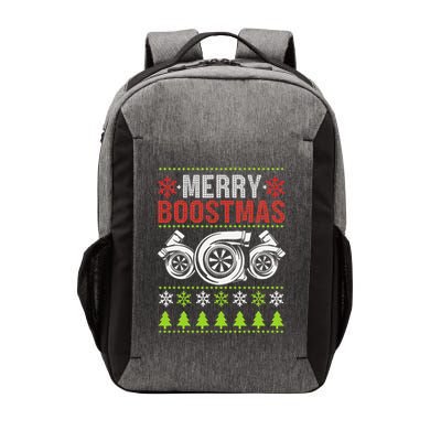 Merry Boostmas Ugly Xmas Funny Turbo Boost Christmas Vector Backpack