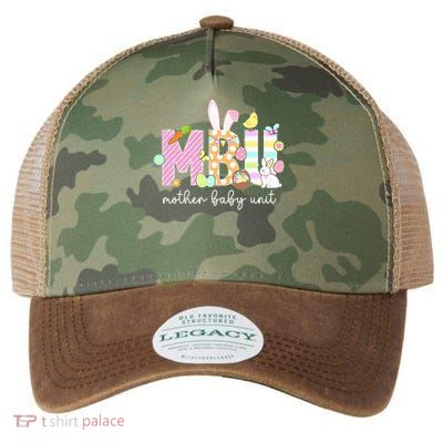 Mother Baby Unit Easter Bunny Mother Baby Nurse Easter Day Legacy Tie Dye Trucker Hat
