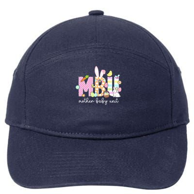 Mother Baby Unit Easter Bunny Mother Baby Nurse Easter Day 7-Panel Snapback Hat