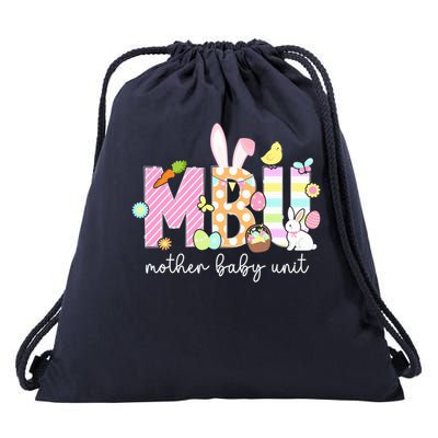 Mother Baby Unit Easter Bunny Mother Baby Nurse Easter Day Drawstring Bag