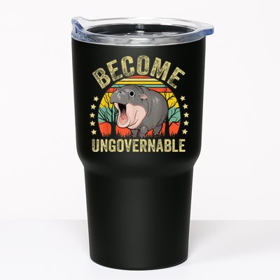 Moodeng Become Ungovernable Funny Baby Hippo Moo Deng Joke Tumbler