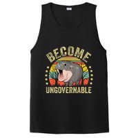 Moodeng Become Ungovernable Funny Baby Hippo Moo Deng Joke PosiCharge Competitor Tank