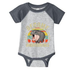 Moodeng Become Ungovernable Funny Baby Hippo Moo Deng Joke Infant Baby Jersey Bodysuit