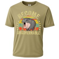 Moodeng Become Ungovernable Funny Baby Hippo Moo Deng Joke Performance Shirt