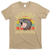 Moodeng Become Ungovernable Funny Baby Hippo Moo Deng Joke T-Shirt