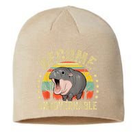 Moodeng Become Ungovernable Funny Baby Hippo Moo Deng Joke Sustainable Beanie