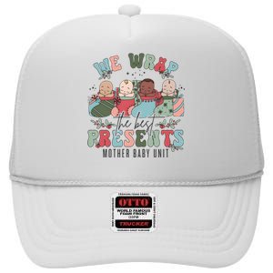 Mother Baby Unit Christmas Wrap The Best Presents High Crown Mesh Back Trucker Hat