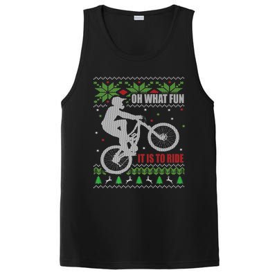 Mountain Bike Ugly Christmas Mountain Biking Gift PosiCharge Competitor Tank