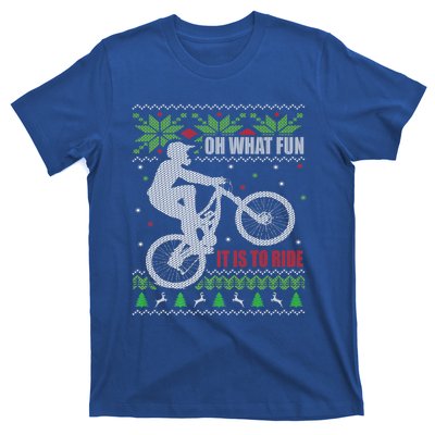 Mountain Bike Ugly Christmas Mountain Biking Gift T-Shirt