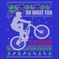 Mountain Bike Ugly Christmas Mountain Biking Gift Tall T-Shirt