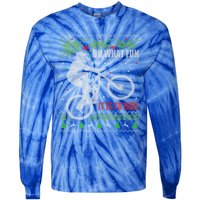 Mountain Bike Ugly Christmas Mountain Biking Gift Tie-Dye Long Sleeve Shirt