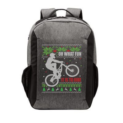 Mountain Bike Ugly Christmas Mountain Biking Gift Vector Backpack