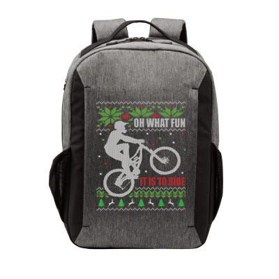 Mountain Bike Ugly Christmas Mountain Biking Gift Vector Backpack