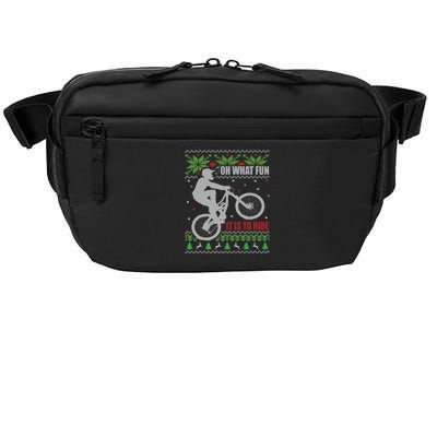 Mountain Bike Ugly Christmas Mountain Biking Gift Crossbody Pack