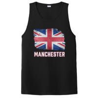 Manchester British United Kingdom Flag Vintage Uk Souvenir PosiCharge Competitor Tank