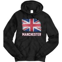 Manchester British United Kingdom Flag Vintage Uk Souvenir Tie Dye Hoodie