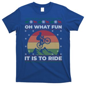 Mountain Bike Ugly Christmas Gift Cool Gift T-Shirt