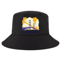 Mackinac Bridge US Travel Cool Comfort Performance Bucket Hat