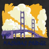 Mackinac Bridge US Travel Cool Comfort Performance Bucket Hat