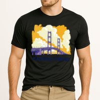 Mackinac Bridge US Travel Cooling Performance Crew T-Shirt