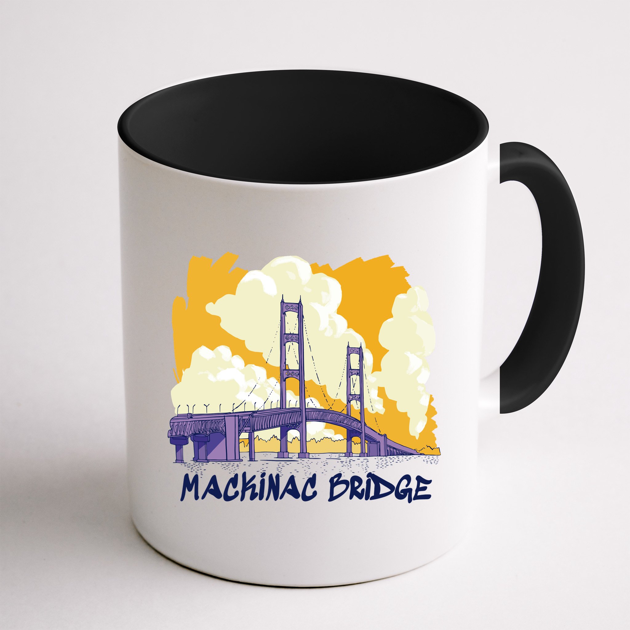 Mackinac Bridge US Travel Mug