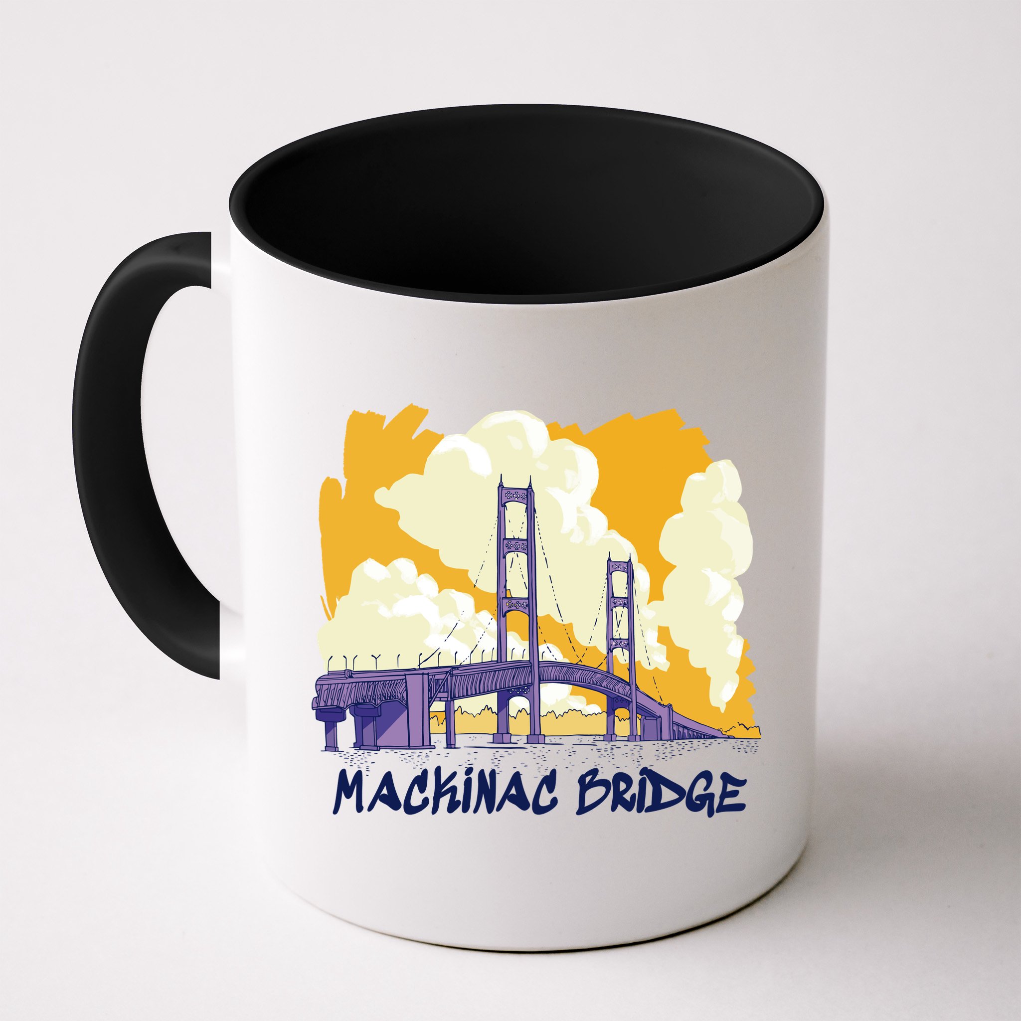 Mackinac Bridge US Travel Mug