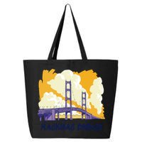 Mackinac Bridge US Travel 25L Jumbo Tote