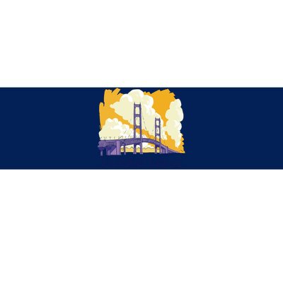 Mackinac Bridge US Travel Bumper Sticker