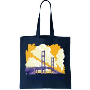 Mackinac Bridge US Travel Tote Bag