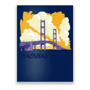 Mackinac Bridge US Travel Poster