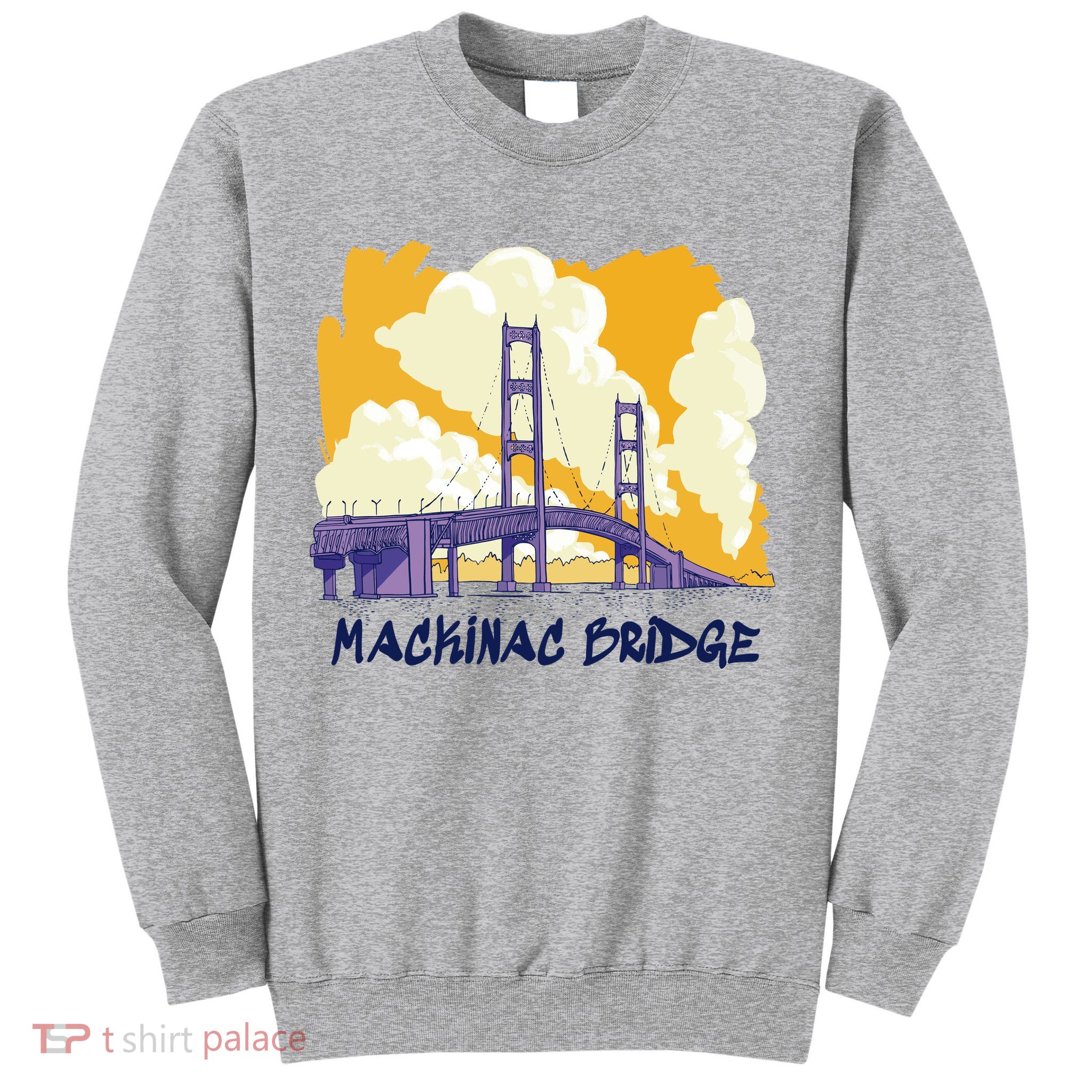 Mackinac Bridge US Travel Sweatshirt