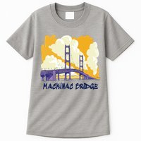 Mackinac Bridge US Travel Tall T-Shirt