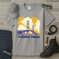 Mackinac Bridge US Travel Tall T-Shirt
