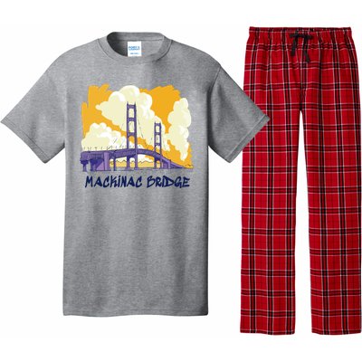 Mackinac Bridge US Travel Pajama Set