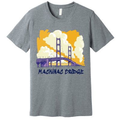 Mackinac Bridge US Travel Premium T-Shirt