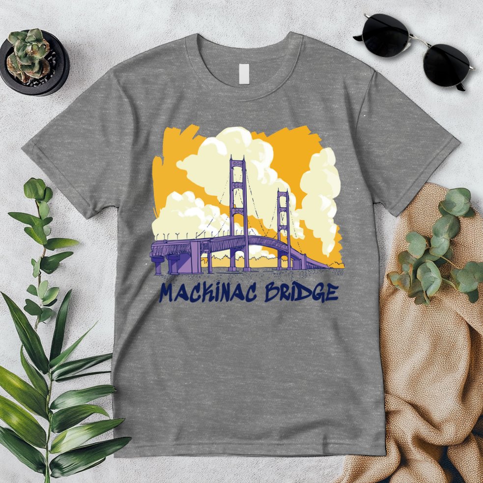 Mackinac Bridge US Travel Premium T-Shirt