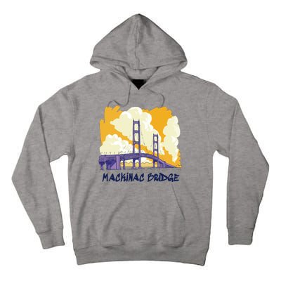 Mackinac Bridge US Travel Tall Hoodie