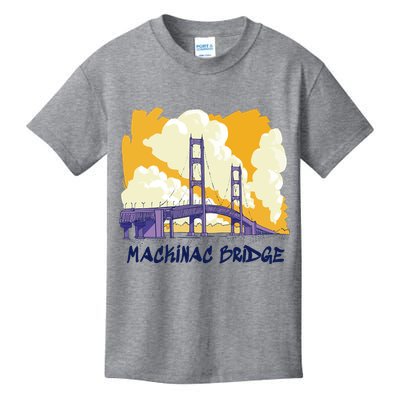 Mackinac Bridge US Travel Kids T-Shirt