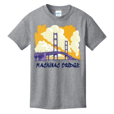 Mackinac Bridge US Travel Kids T-Shirt