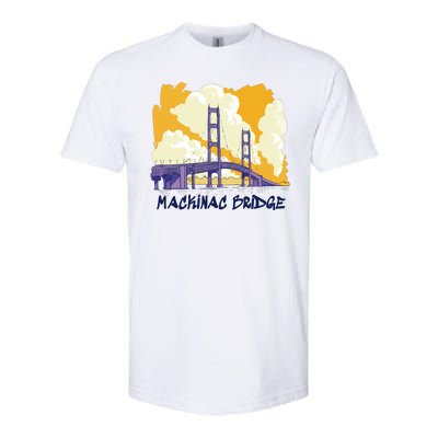 Mackinac Bridge US Travel Softstyle® CVC T-Shirt